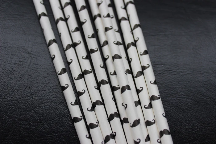 Бумажные соломинки для усов/бороды 25 шт./лот свадьба Рождество День Рождения