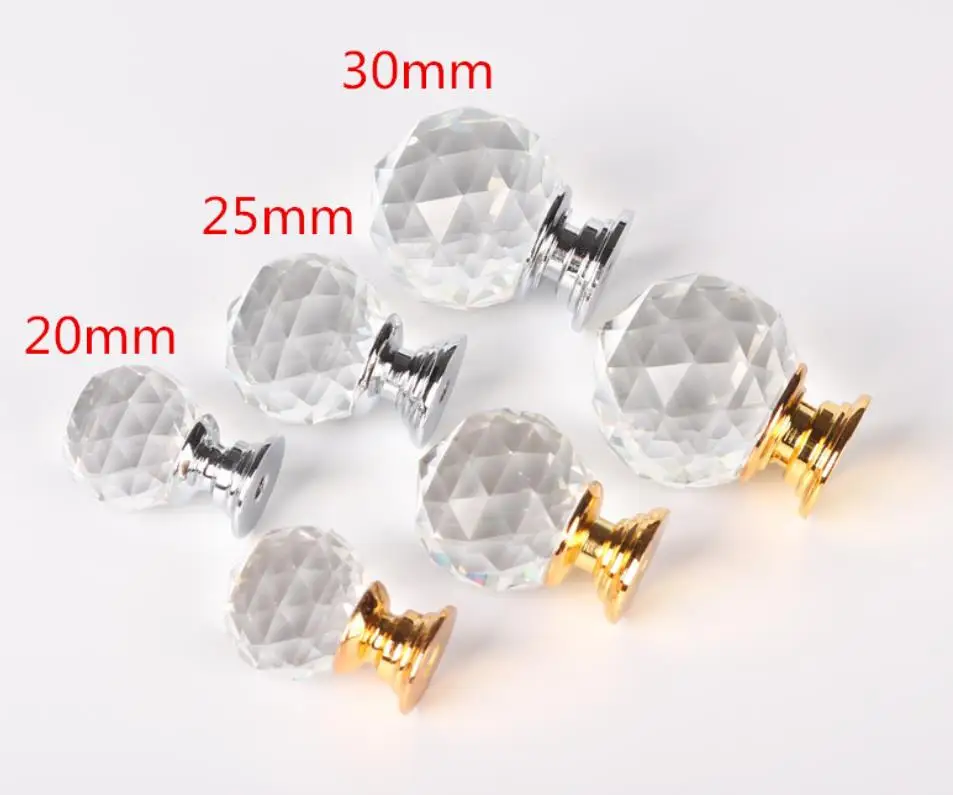 Оптовая продажа брендовая одежда Форма Дизайн Хрустальные стеклянные ручки Шкаф