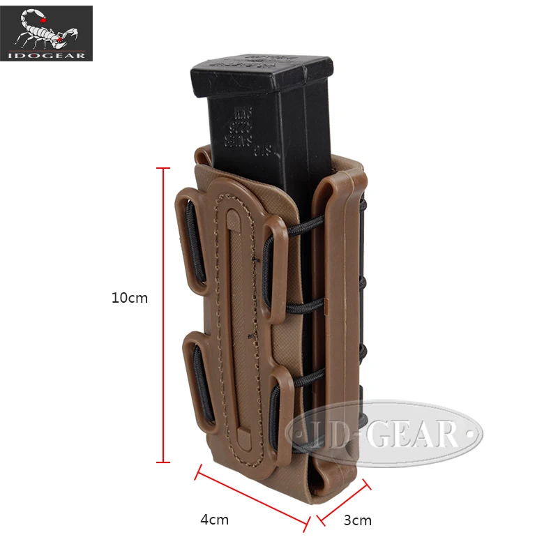 IDOGEAR 9 мм журнальные сумки военные Fastmag Зажим для ремня пластиковый molle сумка софтшелл g-код пистолет Mag Перевозчик