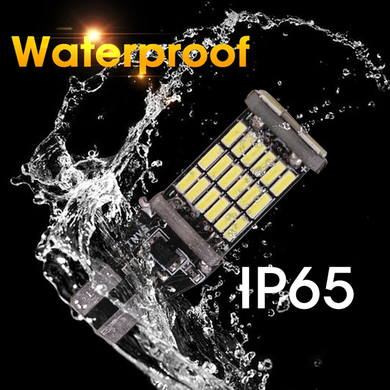 ROADOT 2pcs T15 W16W 45 SMD 4014 Canbus безошибочный светодиодный светильник автомобильная лампа