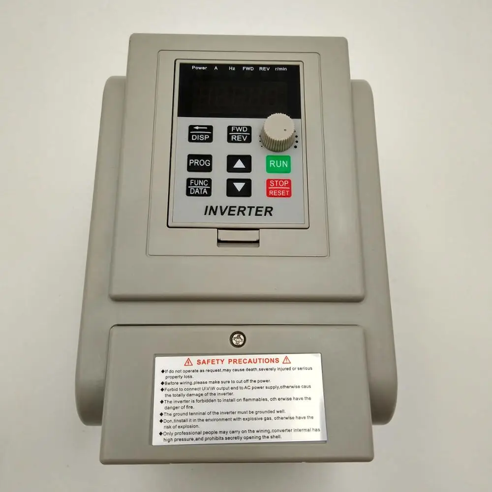 VFD 1.5KW/2.2KW/4KW CoolClassic преобразователь частоты ZW-AT1 3P 220 В выход ЧПУ шпинделя управления скоростью двигателя wcj4 - Цвет: 4KW 220V(white)