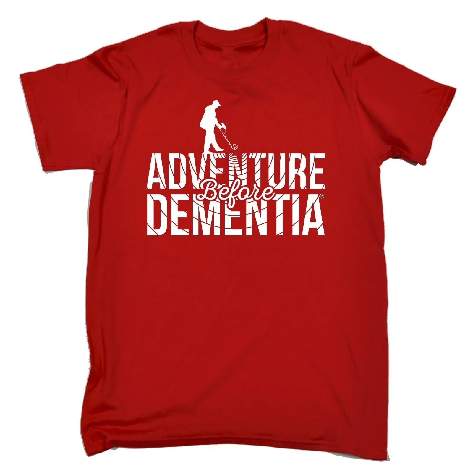 Футболка с принтом летняя футболка детектором металла Adventure Before Dementia забавная
