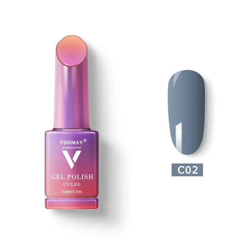 C02 VINIMAY Гель-лак для ногтей vernis полуперманентный УФ замачиваемый Гель-лак дизайн ногтей Гель-лак для маникюра ногтей Гель-лак - Цвет: C02