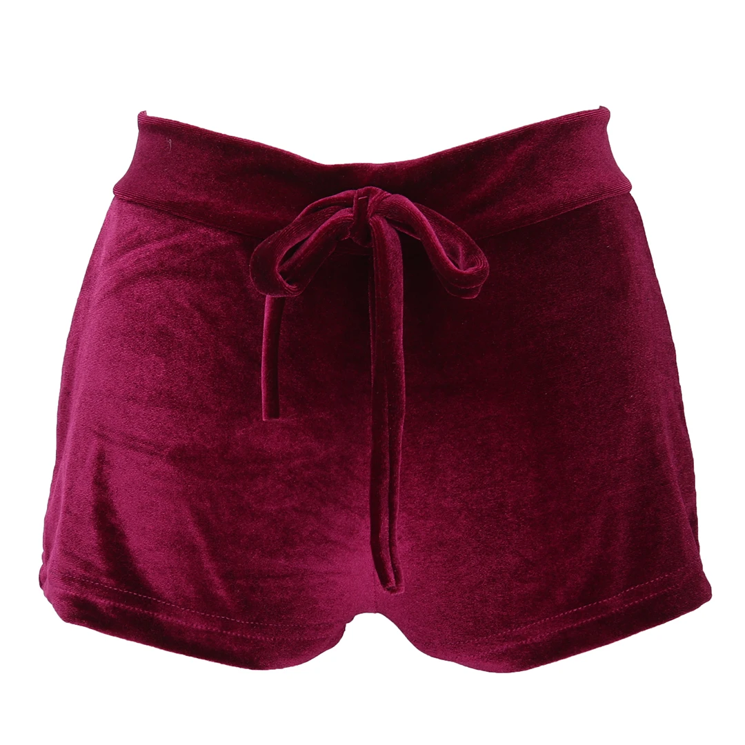 ABC Pretty Little Thing Женские Ретро бархатные розовые винные красные раздавленные
