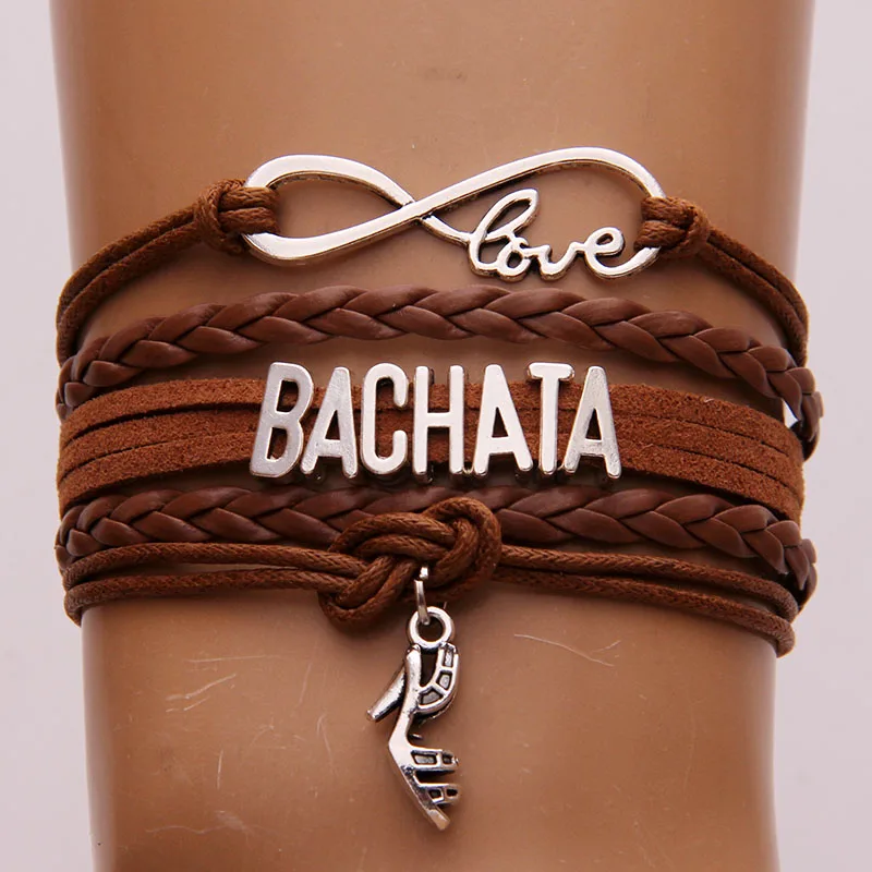 Браслет NCRHGL Infinity love BACHATA браслет на высоком каблуке из искусственной кожи 2018