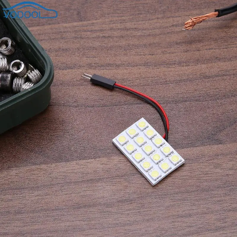 5050 15SMD автомобильный внутренний светильник светодиодный белый свет T10 гирлянда
