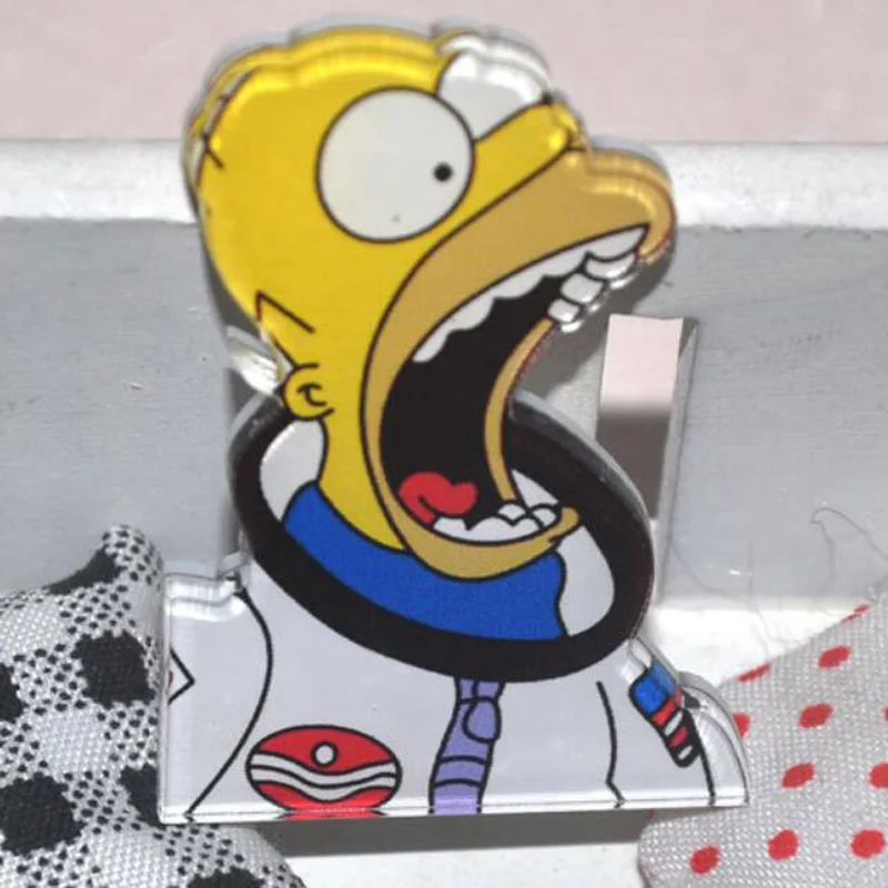 1 шт. хит продаж милый мультяшный аниме Симпсон акриловая брошь значки булавка на