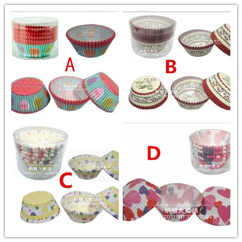 100pcs/lot Paper Cake Cup Cupcake Liners Decorations Mini Muffin Case Chocolate Bake Mold baking tools for cakes | Дом и сад