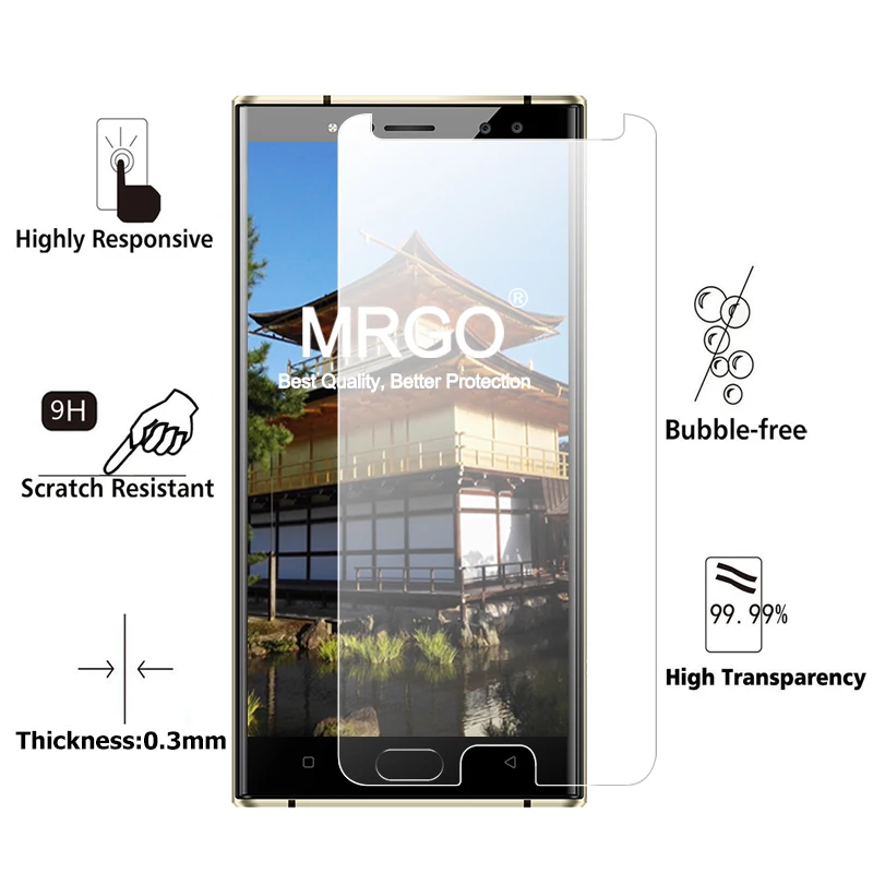 MRGO закаленное стекло для Oukitel K3 защита экрана 9H 2.5D телефон на Защитное стекло для Oukitel K3 стекло