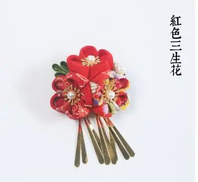 headdress Японское кимоно, верхняя одежда, халат, костюм для девочки, милое платье, японское кимоно, женская одежда с цветами - Цвет: headdress
