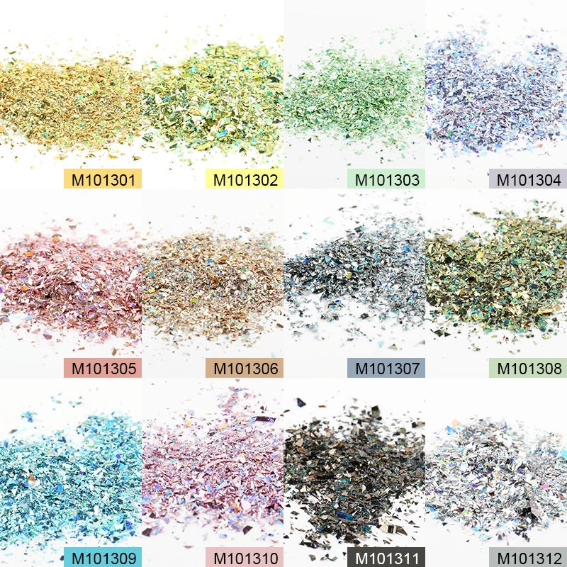 ROSALIND Блестки для гвозди мелкие блестки ногтей &quotхром&quot Fine Полирующий пигмент