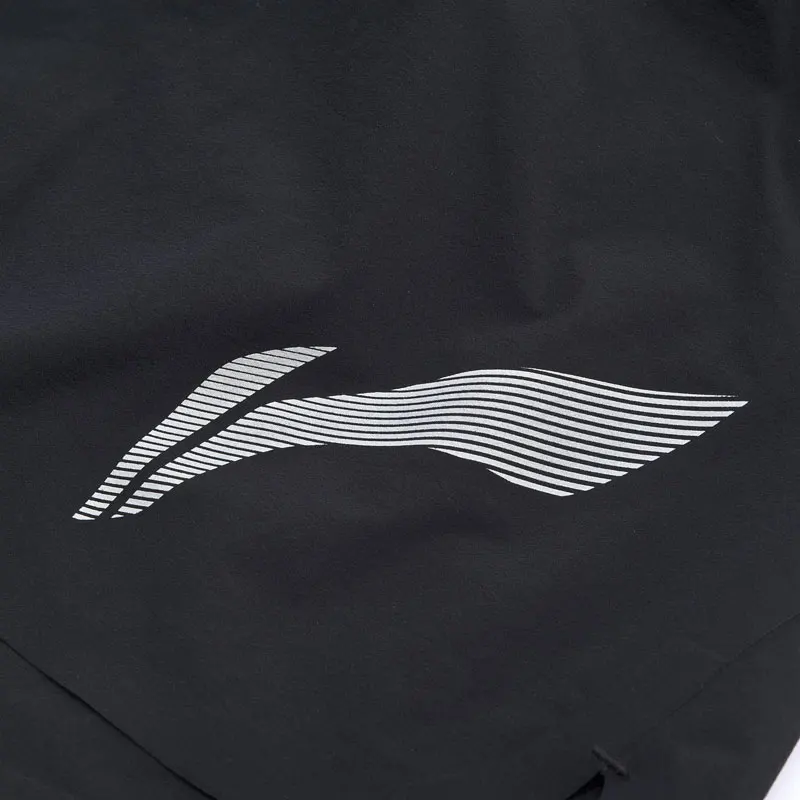 Мужские шорты для бега Li Ning дышащие спортивные с подкладкой из 86% нейлона и