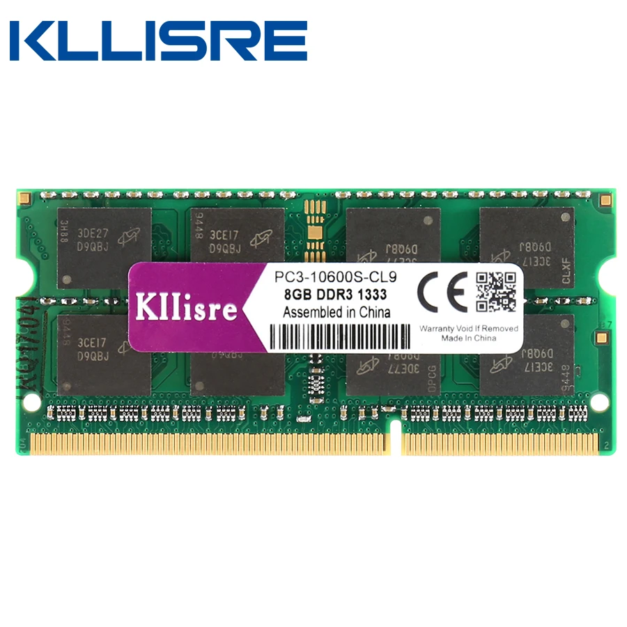 Kllisre sodimm ddr3 8 Гб 1600 и 1333 204 оперативной памяти ноутбука оперативная память SO-DIMM