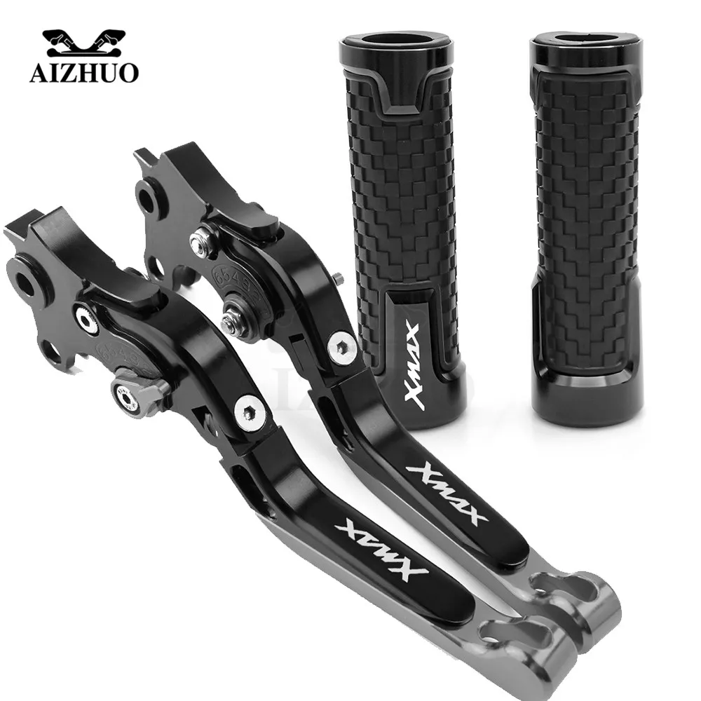 Тормозной Рычаг Сцепления Мотоцикла adjustable+ рукоятки Ручка для Yamaha X MAX X-MAX XMAX 125 200 250 400 год - Цвет: D