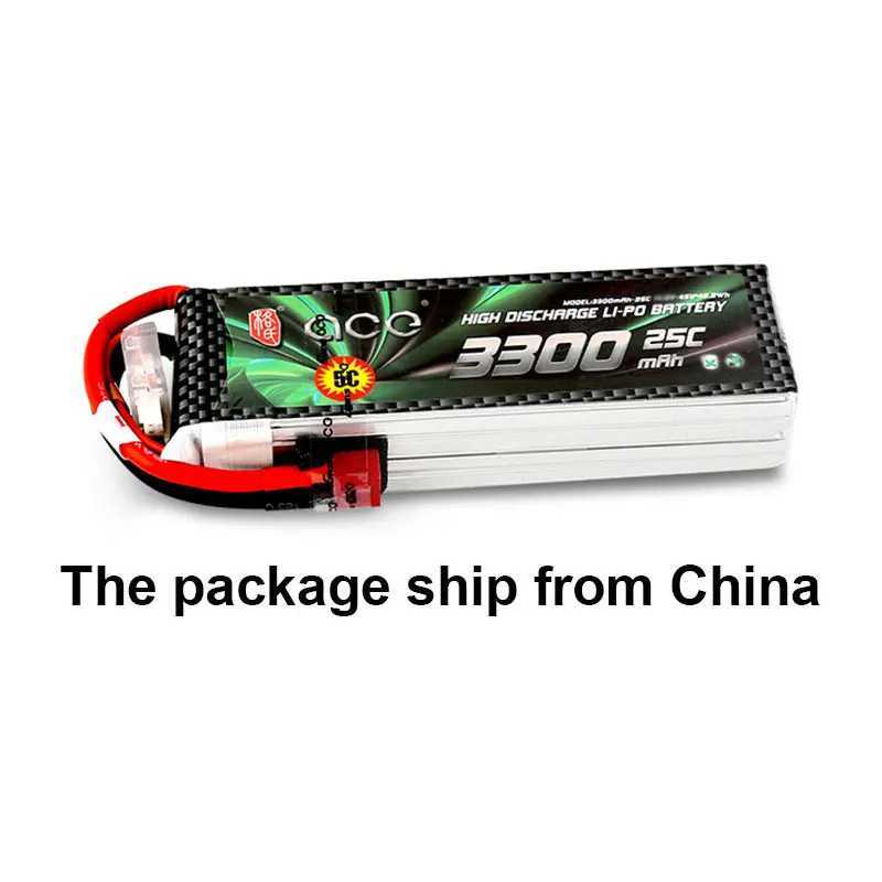 Аккумулятор Gens ace Lipo 11 1 В 3300 мАч 3S батарейный блок 25C Deans вилка надежной мощности