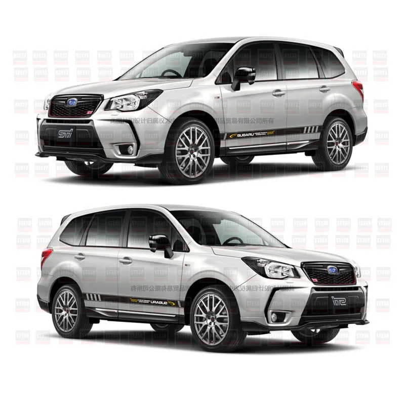 TAIYAO автомобильный стильный спортивный автомобильный стикер для Subaru- Forester Mark Levinson автомобильные аксессуары и наклейки авто стикер - Название цвета: White sticker