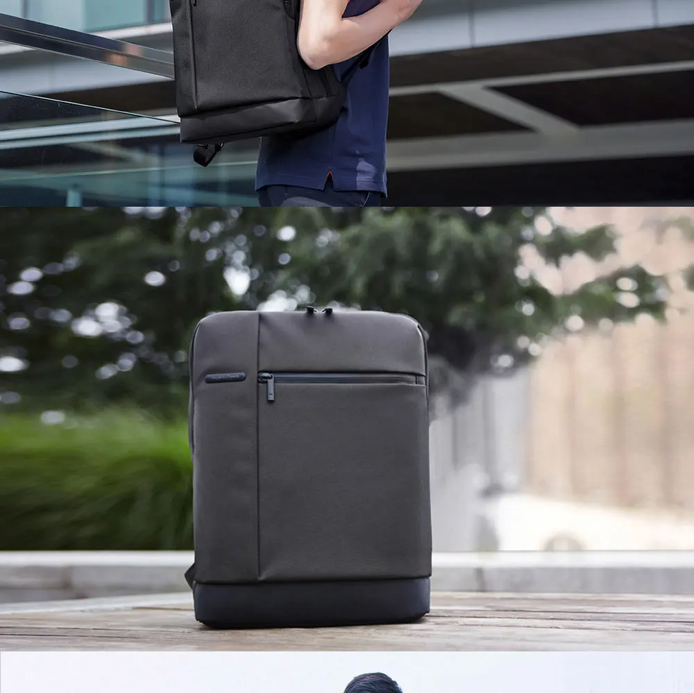 Аутентичные Xiaomi Mi рюкзак классический Бизнес рюкзаки 17L Ёмкость студентов сумка для ноутбука Для мужчин Для женщин сумки для ноутбука диагональю 15 дюймов, Лидер продаж