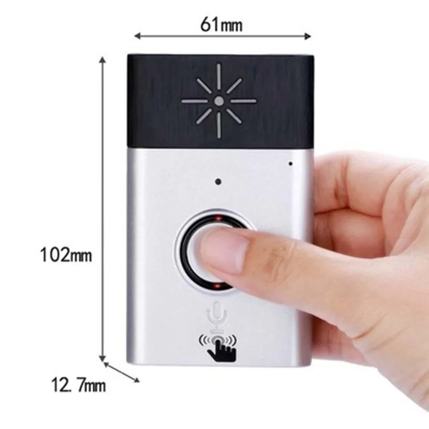 Hot Sale One For Wireless Voice Intercom Doorbell Remote Home Pager Mobile ZY  Безопасность и