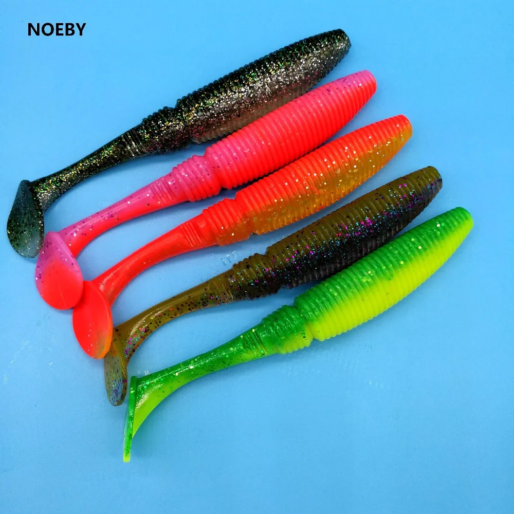 NOEBY 3 шт./лот Большая мягкая рыболовная приманка 40 г/17 5 см 27 г/150 мм джиг приманки Magic
