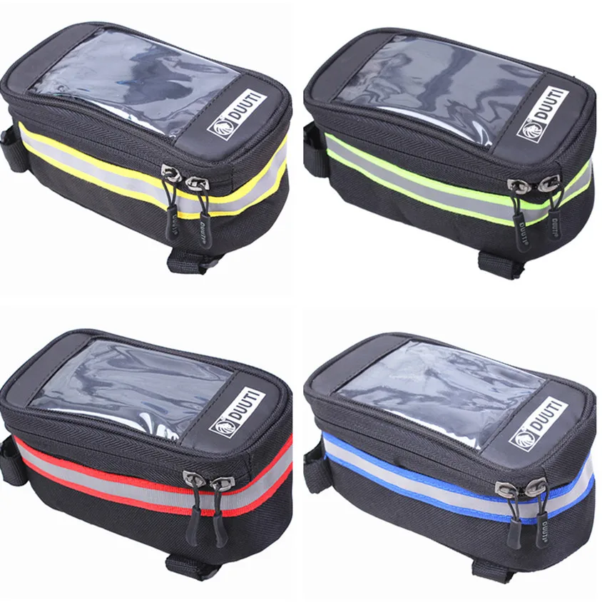 Велосипедная сумка с сенсорным экраном для горного велосипеда на трубке