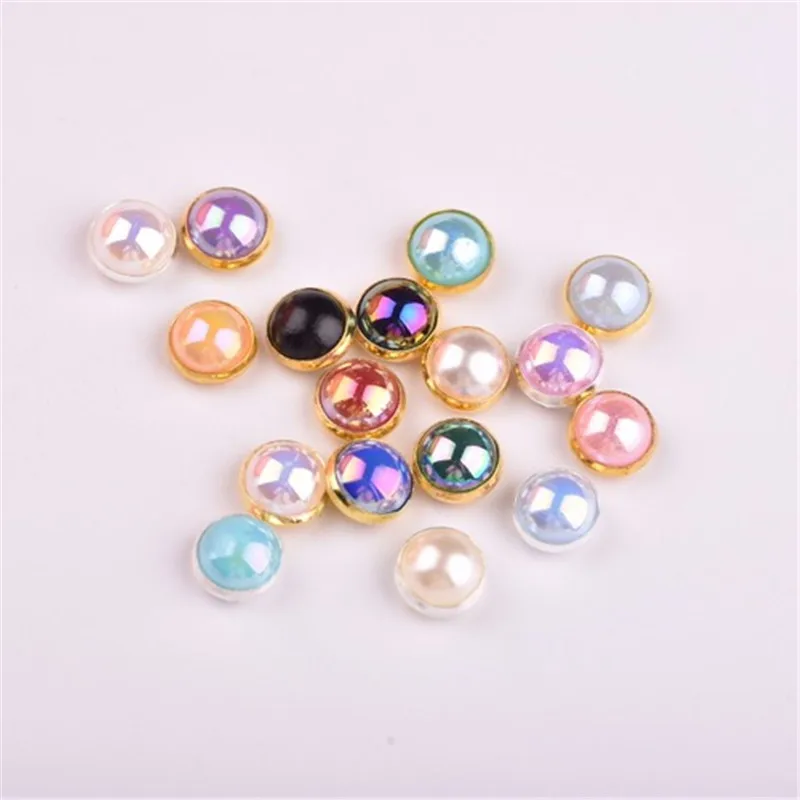 

New 5pcs 9mm Colour Round Flat Crystal Beads Copper Glass Beads Loose Spacer Beaded DIY Jewelry Making Wholesale
