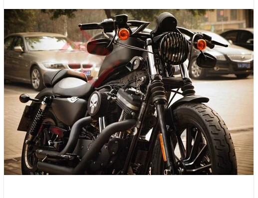 Черный мотоциклетный руль 1 дюйм 25 мм Z бар для Yamaha VStar 400 650 1100 1300 Virago Xv 250 535 750 Road Star