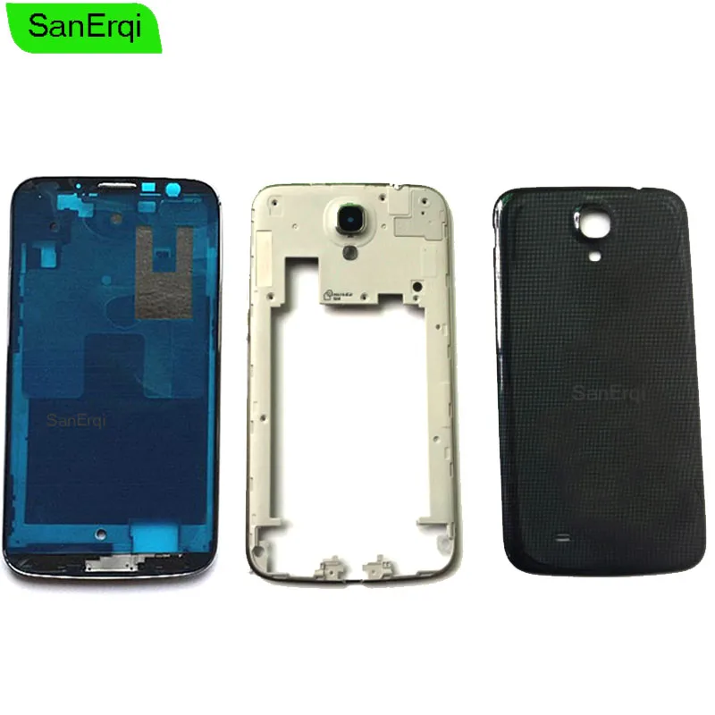 

SanErqi Full Housing Case Middle Frame + Rubber Seal Back Cover Replacement Parts For Samsung Galaxy Mega 6.3 GT-I9200 GT-I9205