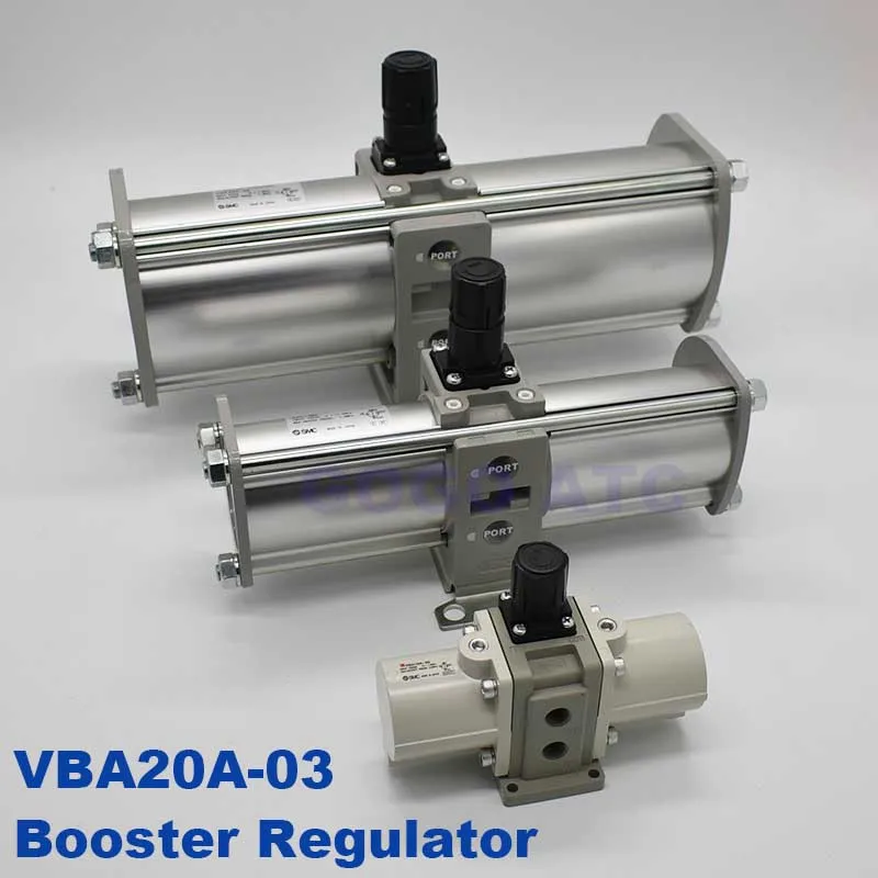 SMC VBA20A-03 пневматический усилитель регулятор 3/8 для промышленного воздушного бака аксессуары VBA комбинированный усилитель давления и регулятор