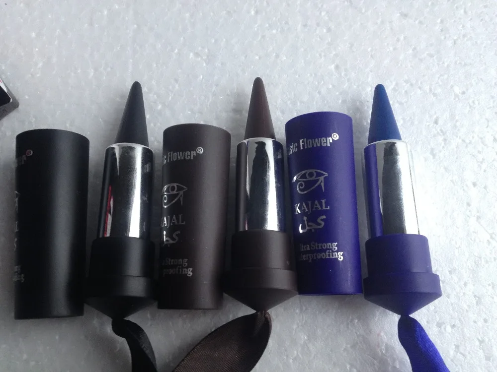 3 цвета подводка для глаз kajal Stick гладкая скользящая текстура делает определение глаз легко долго носить водостойкий цвет скользит