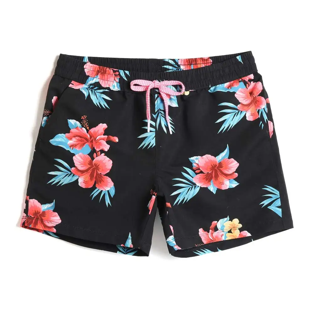 New Summer female’s Swimming trunks swimsuit joggers printed breathable quick dry surfing swimwear board shorts briefs mesh - Цвет: GWA1891