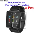2 шт.лот, закаленное стекло для смарт-часов Garmin Vivoactive 9H 2.5D, Премиум Защитная пленка для экрана Garmin Vivoactive (не HR)