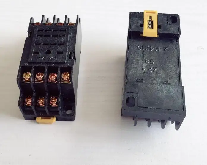 2 шт. промежуточное реле PYF14A HH54P MY4NJ 14PIN гнездо | Строительство и ремонт