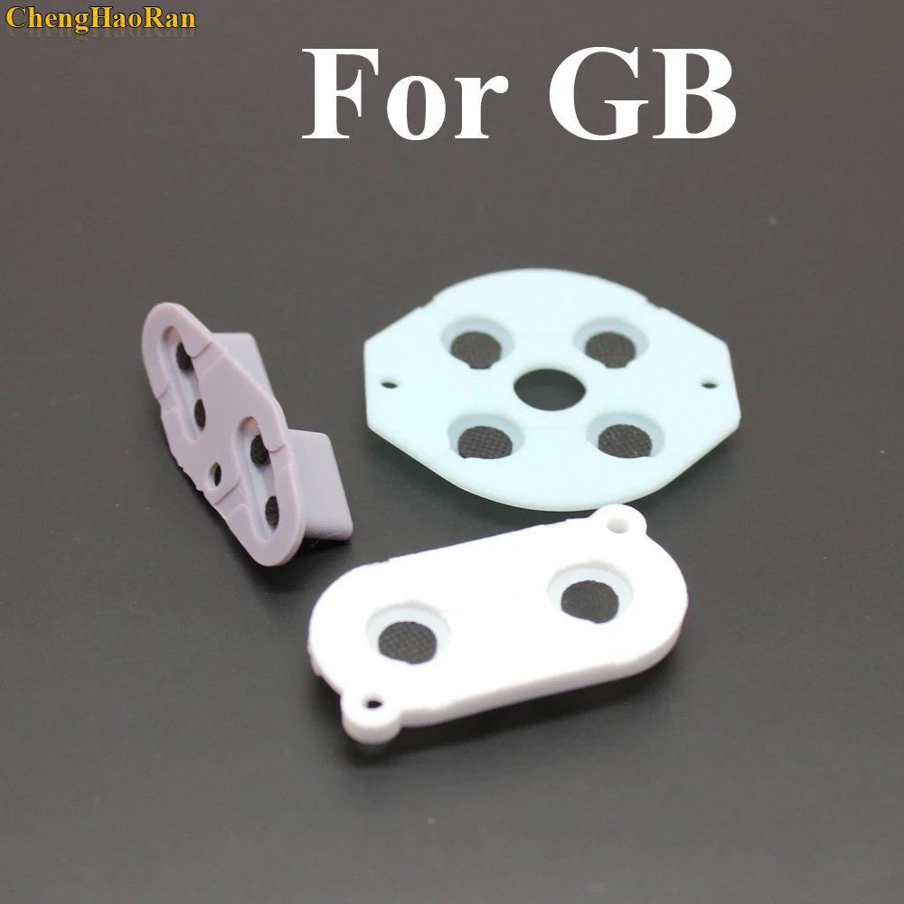 Best price Wholesale 3pcs/set 2-10 sets For Nintendo GameBoy Classic GB DMG-01 Conductive Rubber Silicone Buttons D pad D-pad |