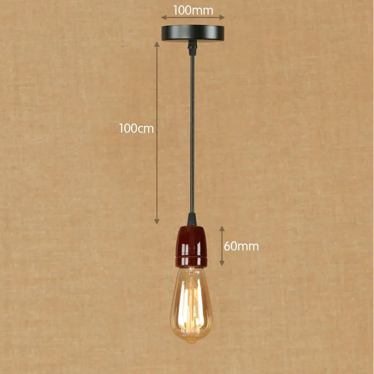 Modern Pendant Lights 8 Colors DIY Lighting E27 Edison Bulb Holder Lamps Home Decoration | Лампы и освещение