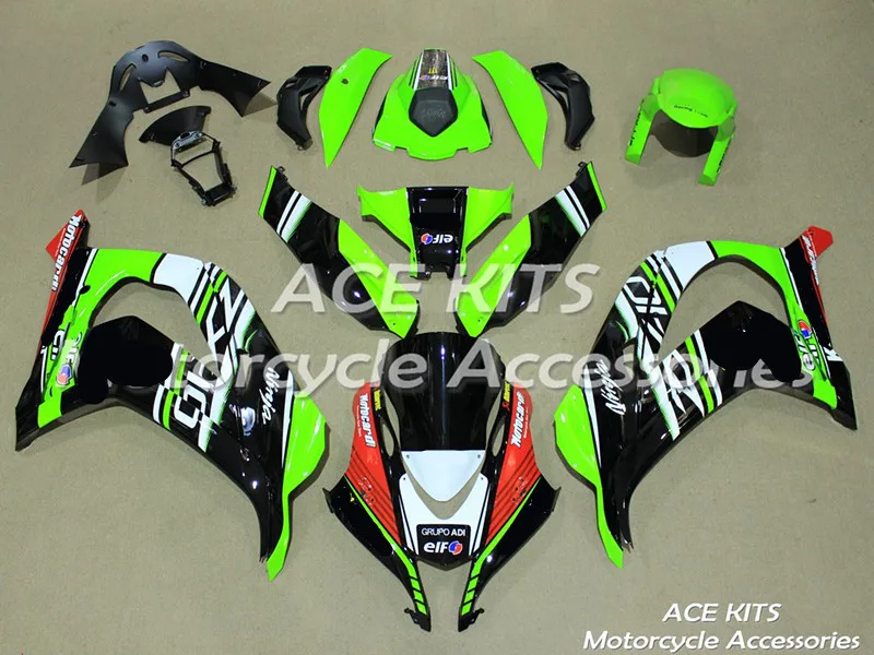 

New ABS motorcycle Fairing For kawasaki Ninja ZX-10R 2016-2017 Injection Bodywor Any color All have ACE No.187