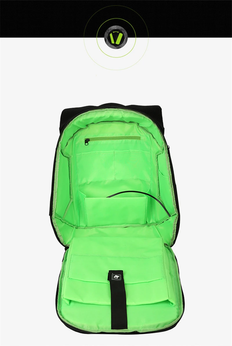 Многофункциональный USB зарядный мужской рюкзак для ноутбука подростка модный