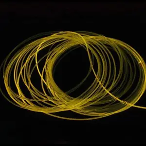 Волоконно-оптический кабель 10mX диаметром 1,5 мм с боковым свечением, прозрачный твердый волоконно-оптический кабель, бесплатная доставка