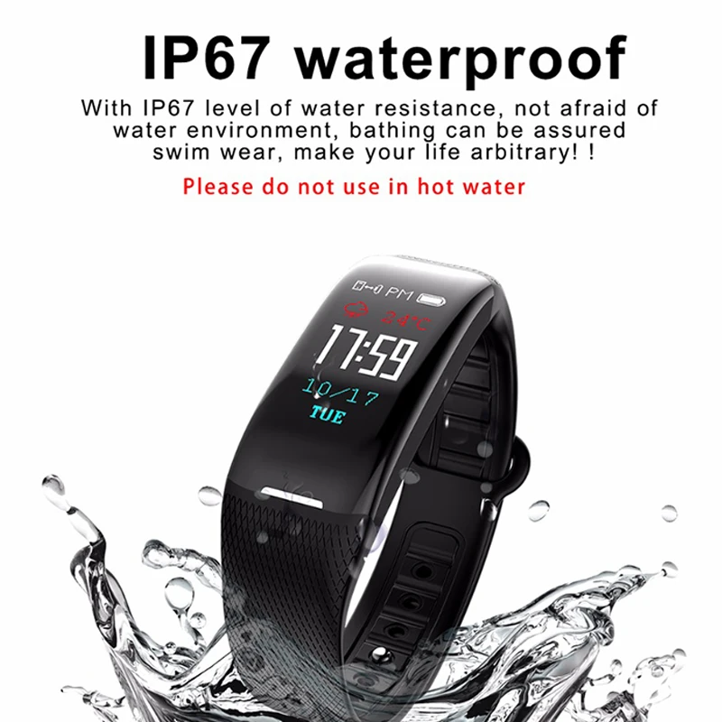 Водонепроницаемый спортивные Смарт фитнес браслет Z21 модный измеритель пульса