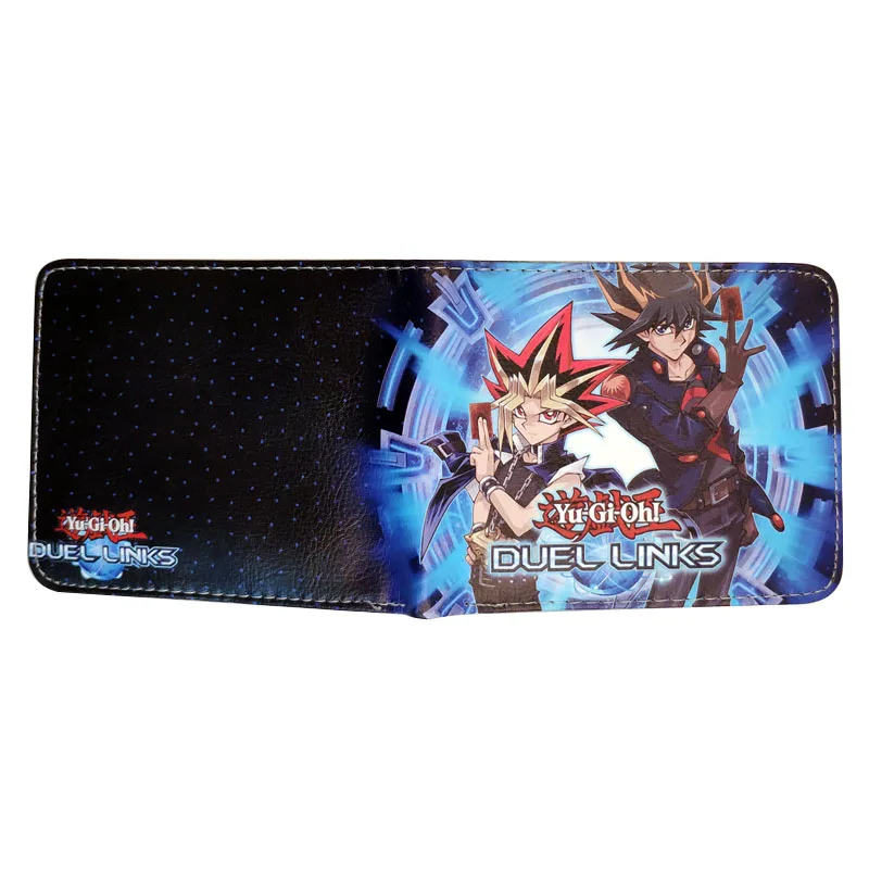 yu gi oh wallet Cartoon Anime cosplay men card id holders purse | Багаж и сумки