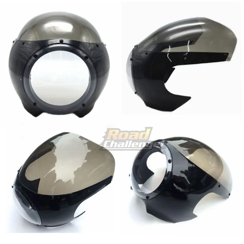 Передняя фара с козырьком для Harley Sportster XL 3/4 883 72 Dyna 5 1200 дюймов|Полные комплекты
