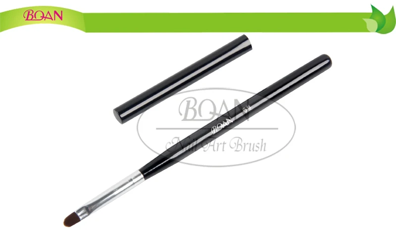 BQAN 6# овальные кисти для УФ-геля акриловые Дизайн ногтей строитель DIY деревянные инструменты для ногтей дизайн ногтей, ручка с кисточкой рисование