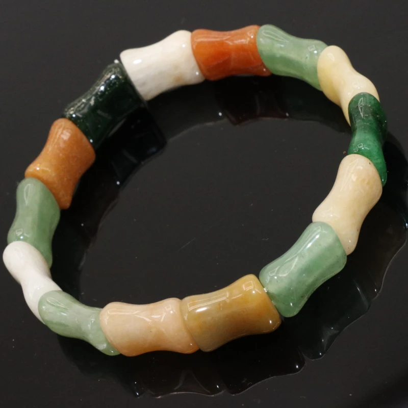 Многоцветный Хрустальный Турмалин халцедон Многоэлементный Браслет для женщин