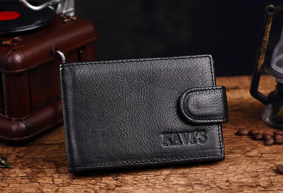 Бренд KAVIS, 14 слотов, держатель для кредитных карт и удостоверений личности, тонкий кошелек, женский, Wo, для мужчин, s, натуральная кожа, кошельки, Portomonee, Rfid, мини, для путешествий, для мужчин