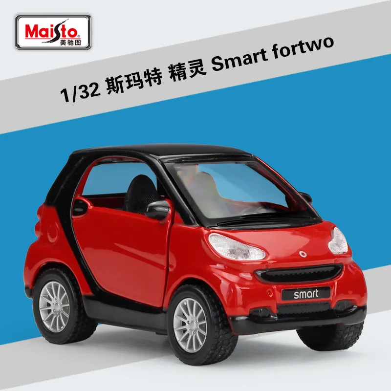 Литой автомобиль Maisto 1:32 высокий симулятор Классическая модель Benz Smart Fortwo