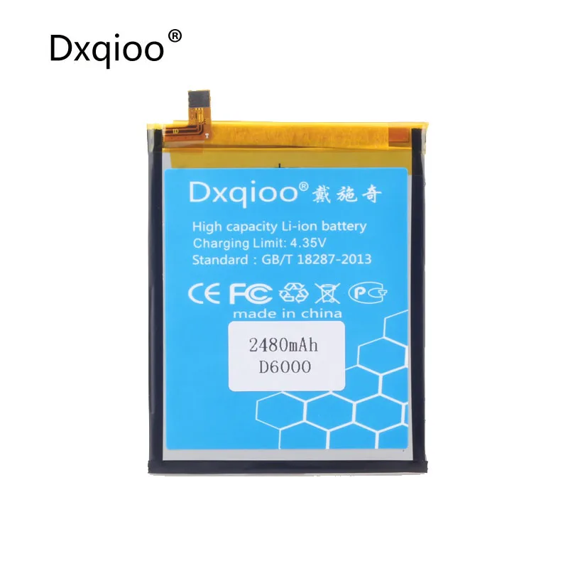 

Аккумулятор Dxqioo AAAAA +, мобильный телефон, подходит для аккумуляторов innos D6000 BAK U366074P