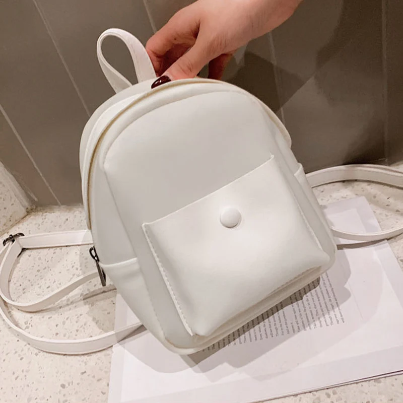 

Hot Selling Mini PU Leather Backpack Wear-resistant Multifunctional Bag for Women Travel -B5