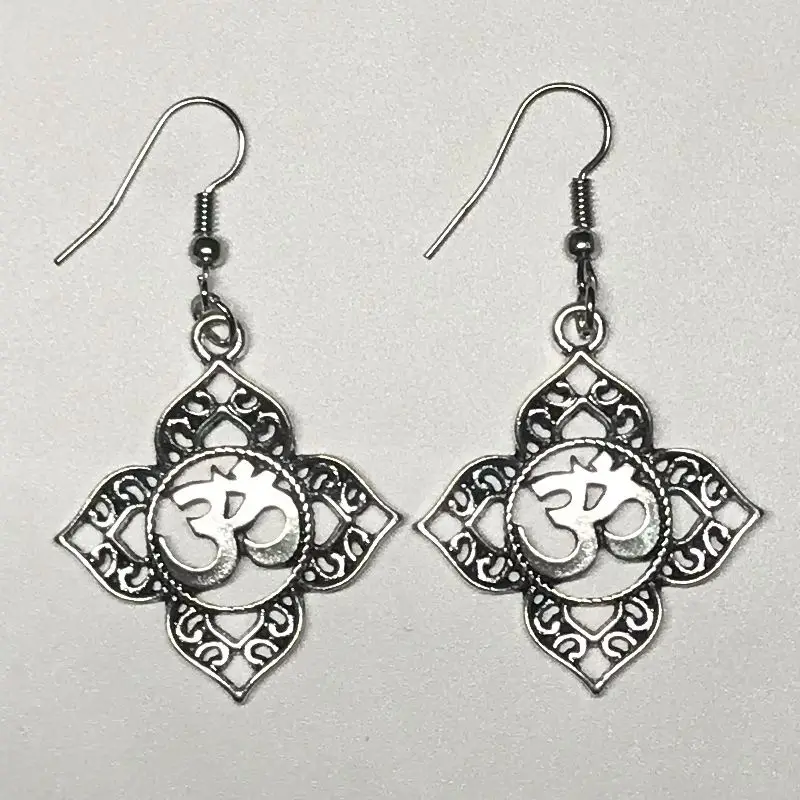 WUSQWSC Hot new 3D earrings Yoga Women's metal Exquisite accessories | Украшения и аксессуары