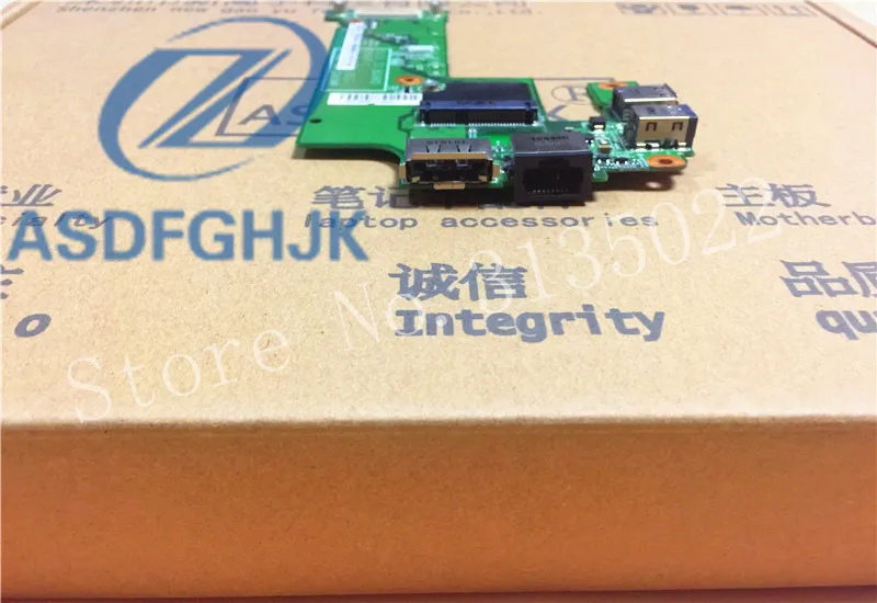 48.4HH22.011 для Dell Inspiron 15R N5010 DG15 плата ввода вывода 488.4hh02. 011 USB E SATA Lan DC 01002 100% ТЕСТ ОК|lan