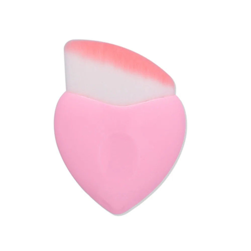 Розовые кисти для макияжа в форме сердца русалочки пудры румян основы