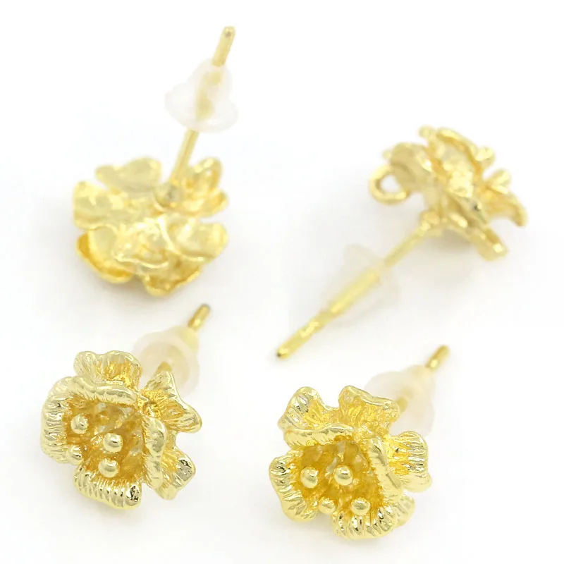 10 шт. медные серьги-гвоздики 17 х10 мм | Украшения и аксессуары